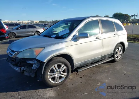2010 Honda Cr-V Ex-L из США, поврежденный, VIN 5J6RE3H7XAL018995